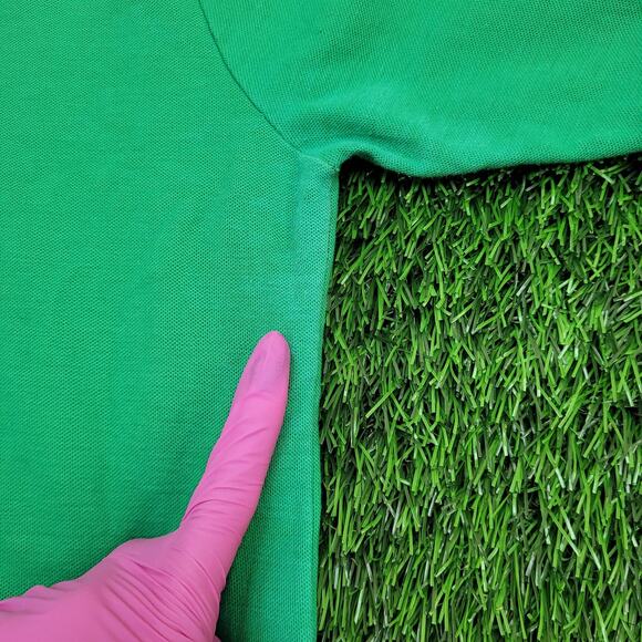 Vintage 70s SEARS MOD Shirt Women Large 21x26 Perma-Prest USA - Picture 3 of 11